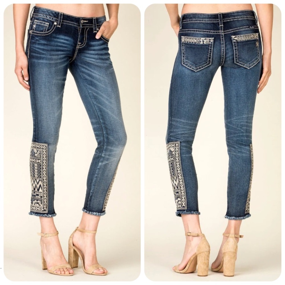 MISS ME Jeans Women’s 28 Blue Signature Ankle Skinny LIKE NEW